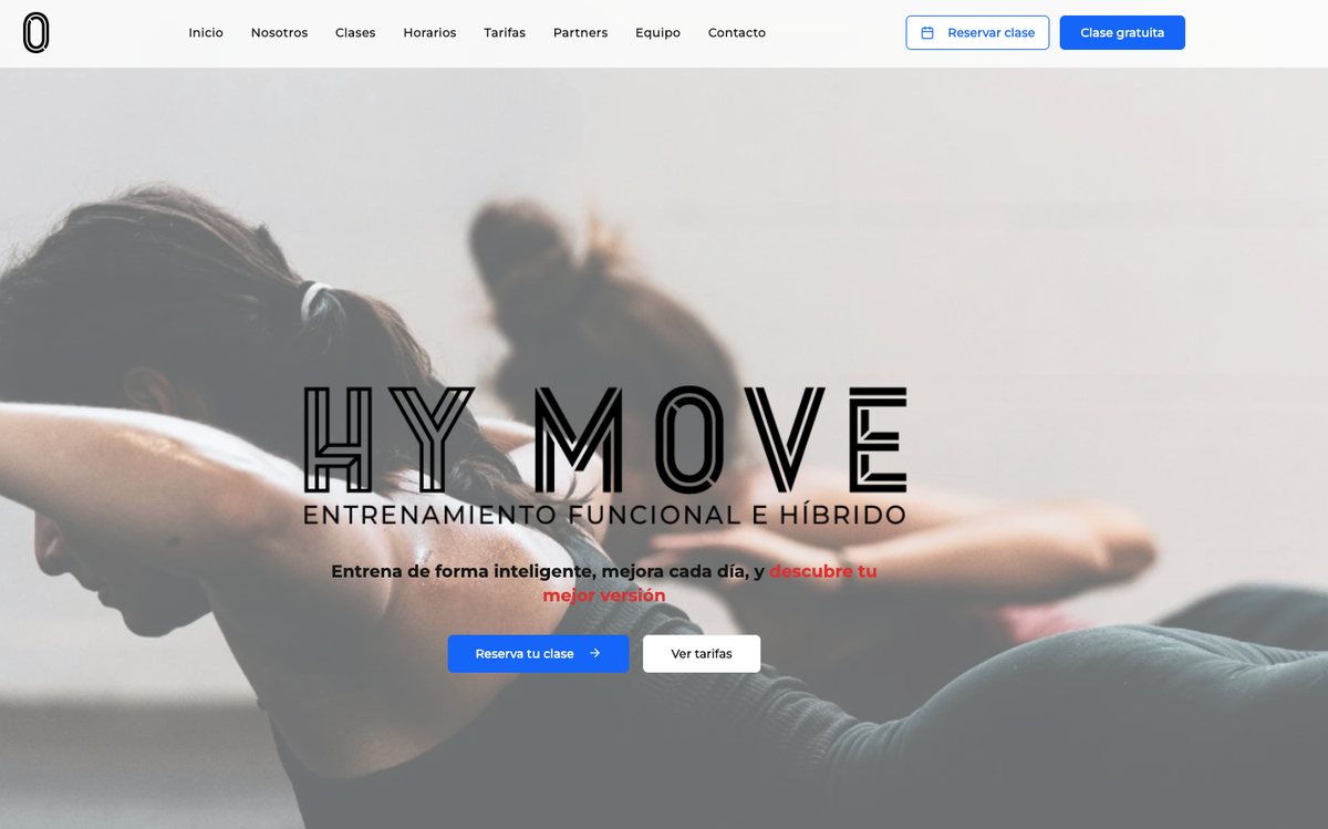 Captura de la web de HY MOVE