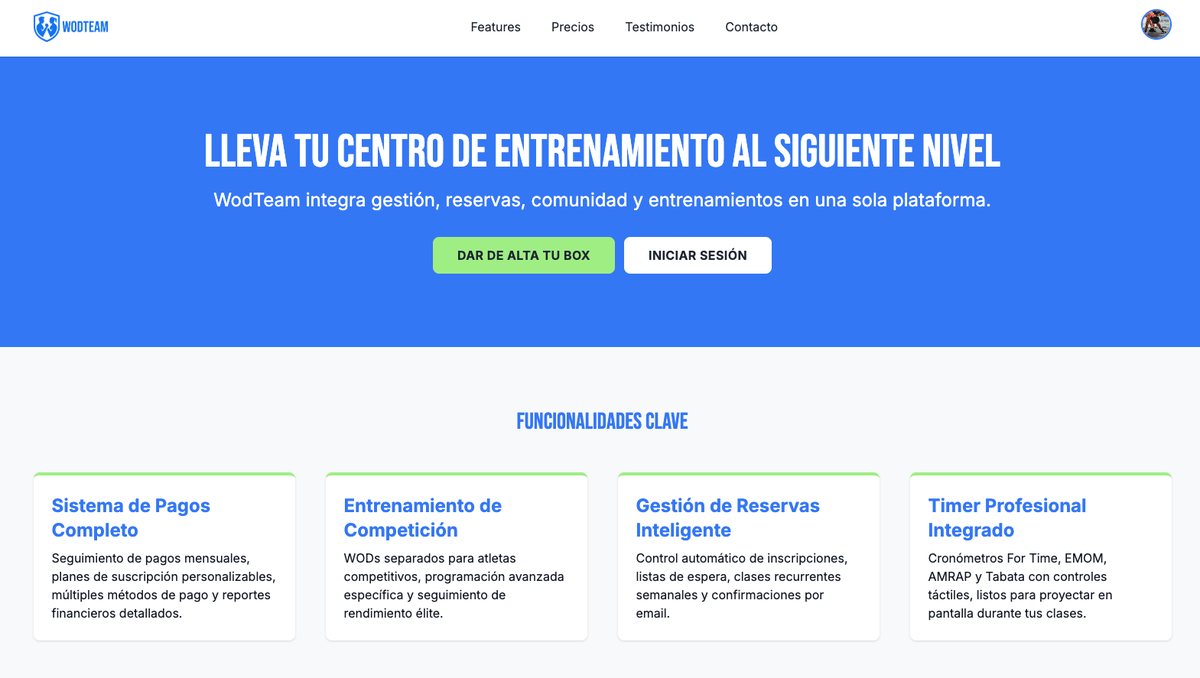 Captura de la web de WodTeam